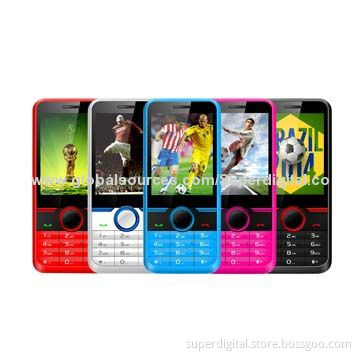 2.8-inch Dual-SIM Phones, Supports Bluetooth, Multimedia, Camera, TV, Java and Vibration Function